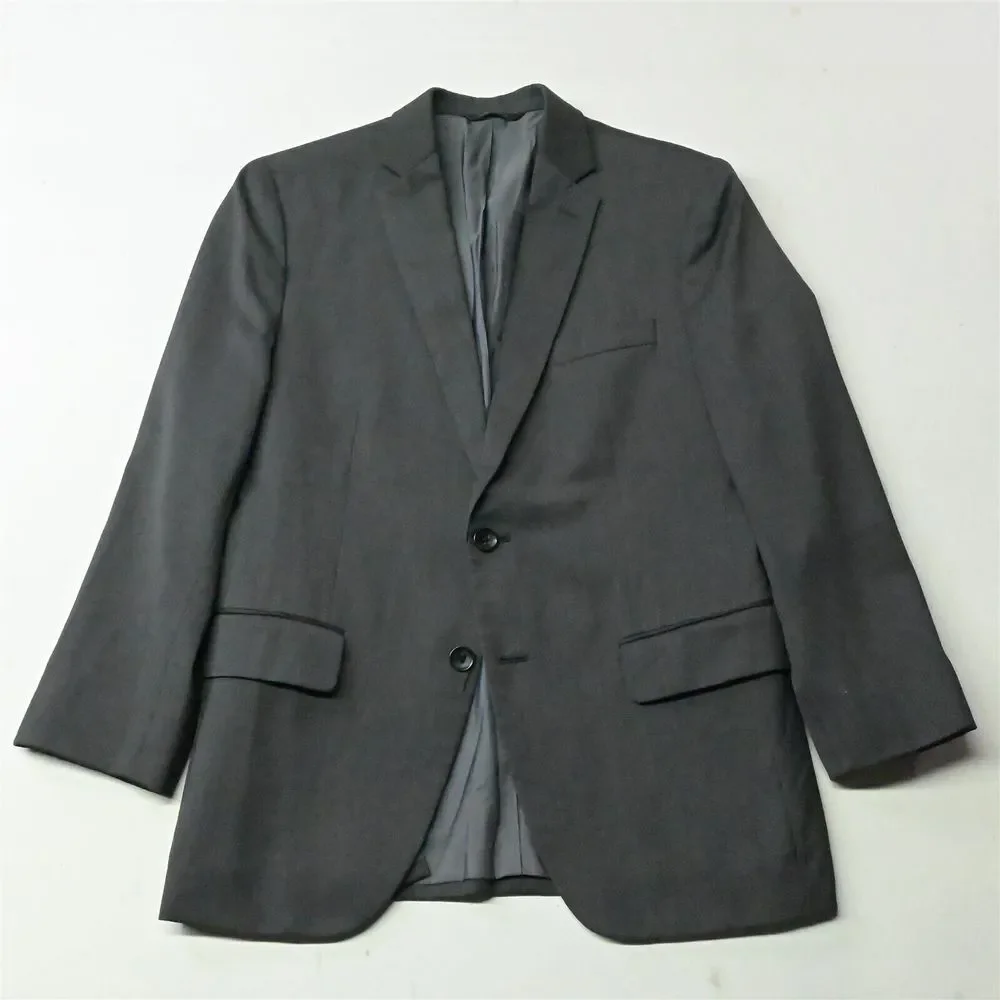 Banana Republic‎ 38S Gray Tailored Slim 905587 Cerruti Mens Jacket Pants Suit